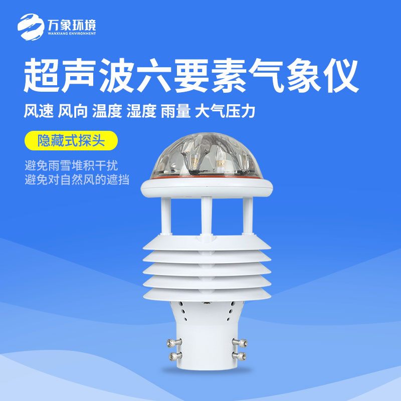 六要素超聲波微氣象儀，小小身軀下有大大的作用