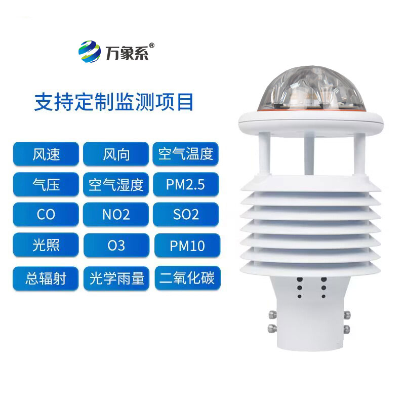 城市智能化建設，智慧燈桿氣象傳感器功不可沒